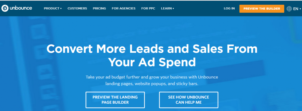 Unbounce overview