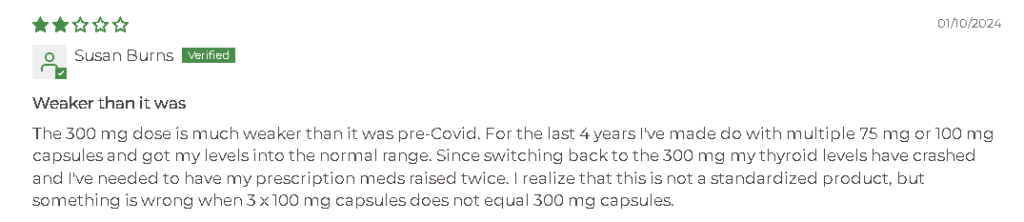 thyrovanz reviews